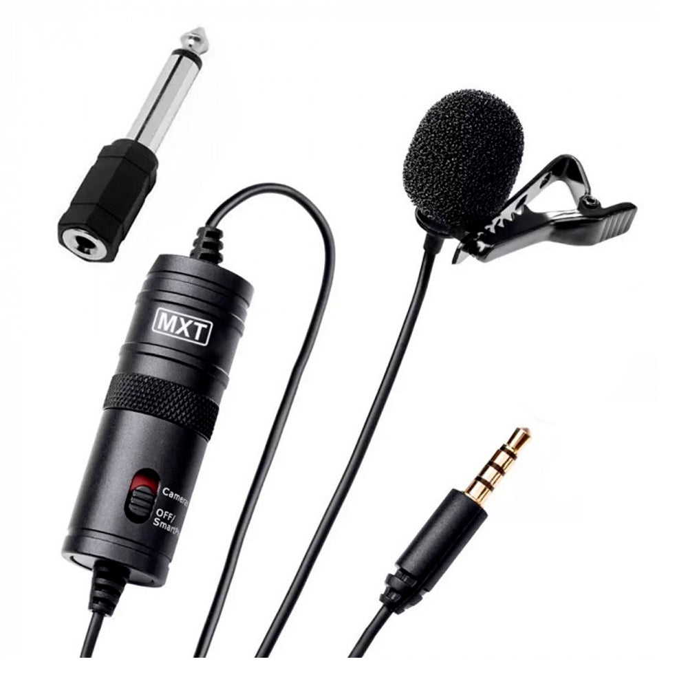 Microfone de Lapela Condensador Omnidirecional MX-M1 - MXT